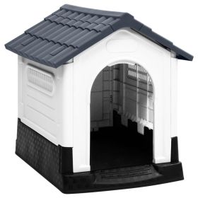 Dog House Grey 22.4x26.8x26.0" Polypropylene