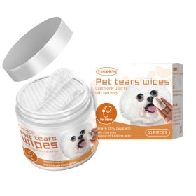Yegbong Pet Wet Wipes Cleaning Dogs  Tear Stain Removal Eye Cleaning Eye Wipes Eye Dirt Removal Cotton Pads (Option: 1pcs)